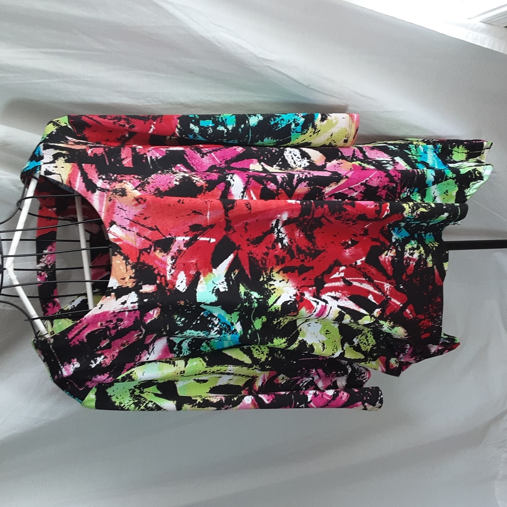 Abstract print tunic